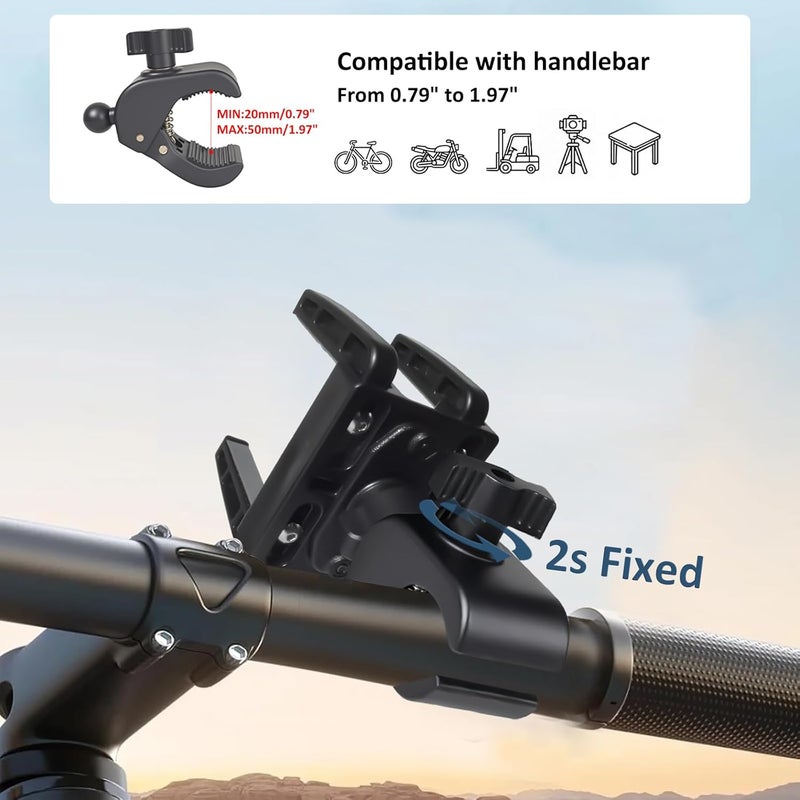 HYS Heavy Duty Clamp Detachable Front Panel Holder Mount, The Bracket Secures The Front Panel Working for Yaesu FTX-1 Icom IC-705 Yaesu All FTM FT-8900R Series and Motorola Detachable Control Head - Image 5